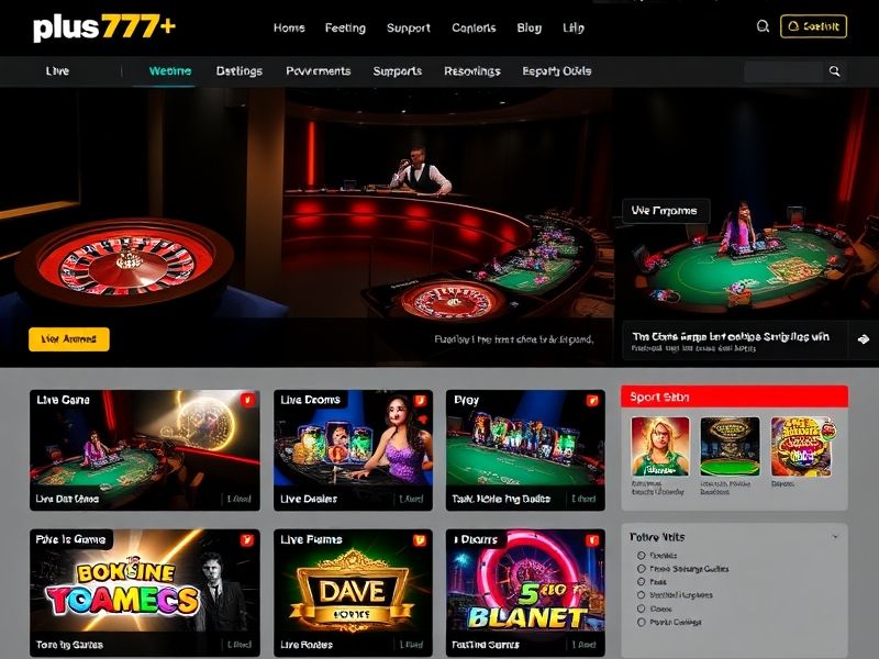 Welcome to plus777.com – the ultimate destination for premium gambling games, real money opportunities, and exclusive promotions. Discover a world of slots, live dealers, and sports betting with secure and thrilling options available now.